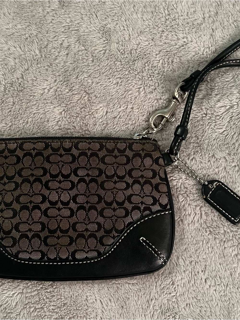 Coach Signature Micro C Wristlet